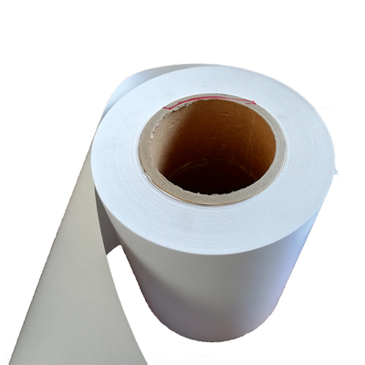 Материал ярлыка замороженных продуктов AF2233B слипчивый верхний термальный бумажный с белым вкладышем Glassine