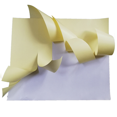 Бросание листа стикера бумажное покрыло бумагу искусства с желтой бумагой kraft HM0111 силикона цвета