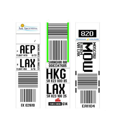 Стикер бирки багажа авиакомпании
