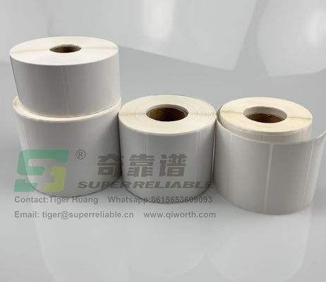 DT Direct Thermal Adhesive Thermal Sticker Barcode Sticker Customized Size