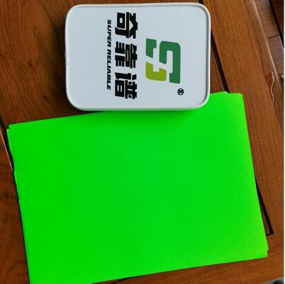 WGA4 Fluorescent Green Paper Water Glue White Glassine Liner 60G