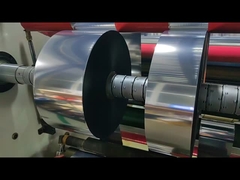 WG4615 Mentalized Bright Silver PP Film Adhesive Label Material с прозрачной PET-линейкой